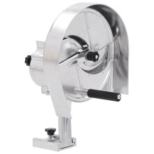 vidaXL Manual Vegetable Cutter Silver Aluminum Vegetables Chopper Crusher