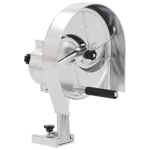VidaXL vidaXL Manual Vegetable Cutter Silver Aluminum Vegetables Chopper Crusher