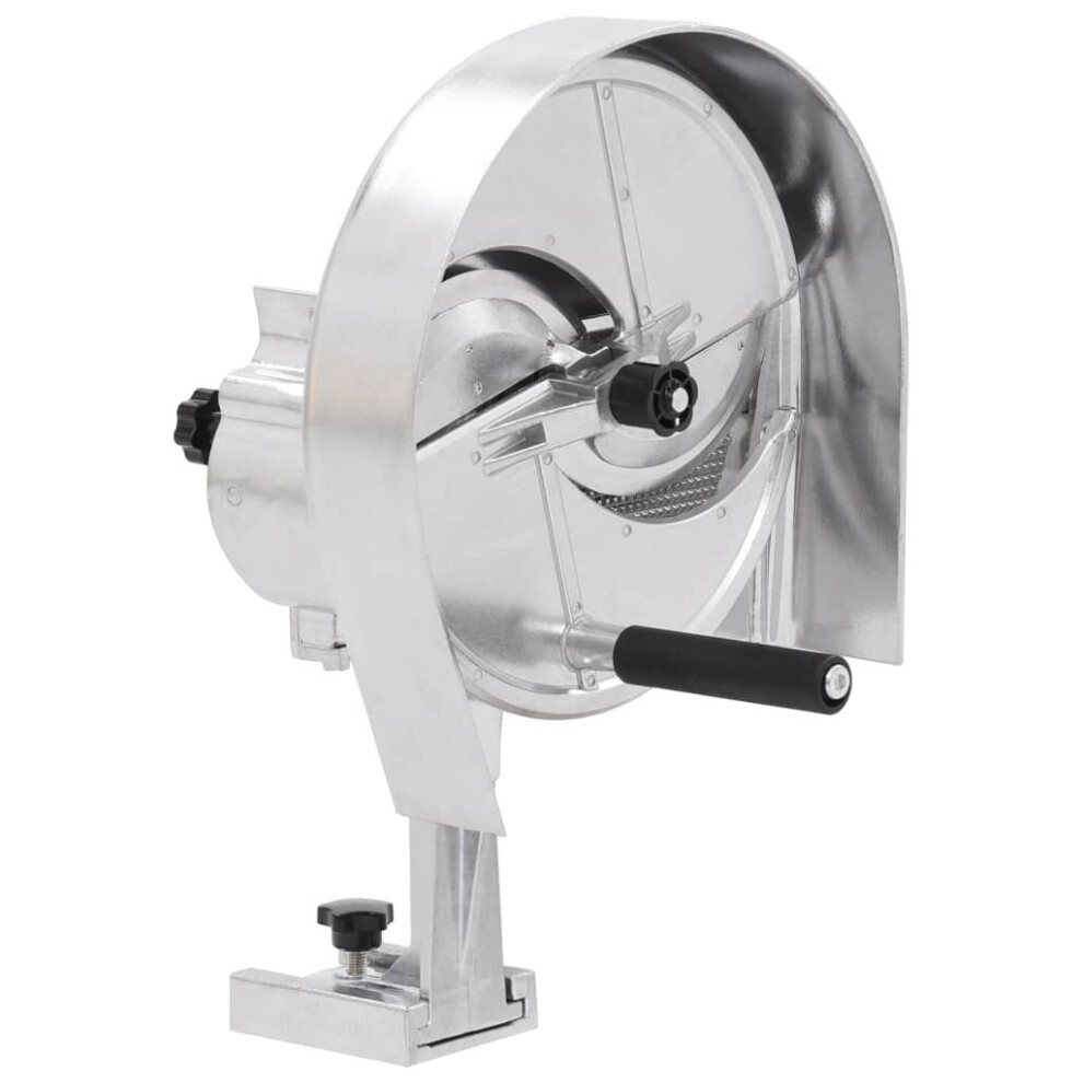 Vidaxl Manual Vegetable Cutter Aluminum Vegetables Chopper Crusher Silver