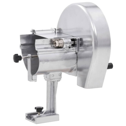 VidaXL vidaXL Manual Vegetable Cutter Silver Aluminum Vegetables Chopper Crusher 2