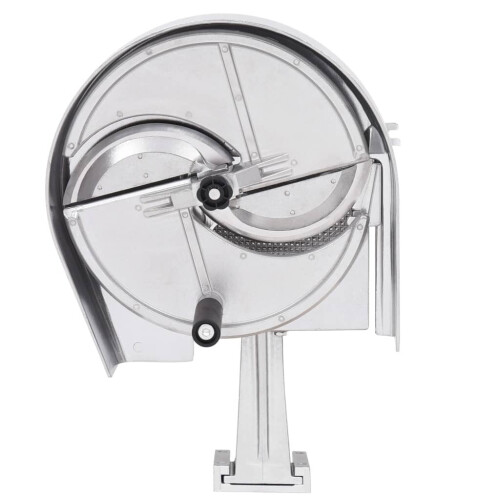 VidaXL vidaXL Manual Vegetable Cutter Silver Aluminum Vegetables Chopper Crusher 1