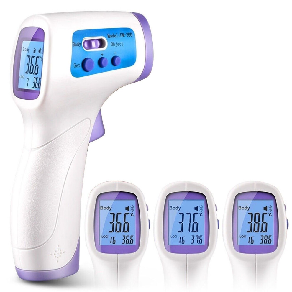 Non-Contact Forehead Infrared Thermometer - Digital Medical Thermometer with Backlit LCD, 0.3C Accuracy, Safe Fever Check