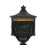 VidaXL vidaXL Pedestal Letterbox Aluminium Vintage Style Rustproof Green Standing Box 5