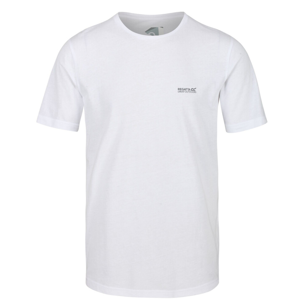 Regatta (2Xl, White) Mens Tait Lightweight Active T-Shirt