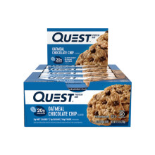 Quest Protein Bar 12X60G Oatmeal Chocolate Chip
