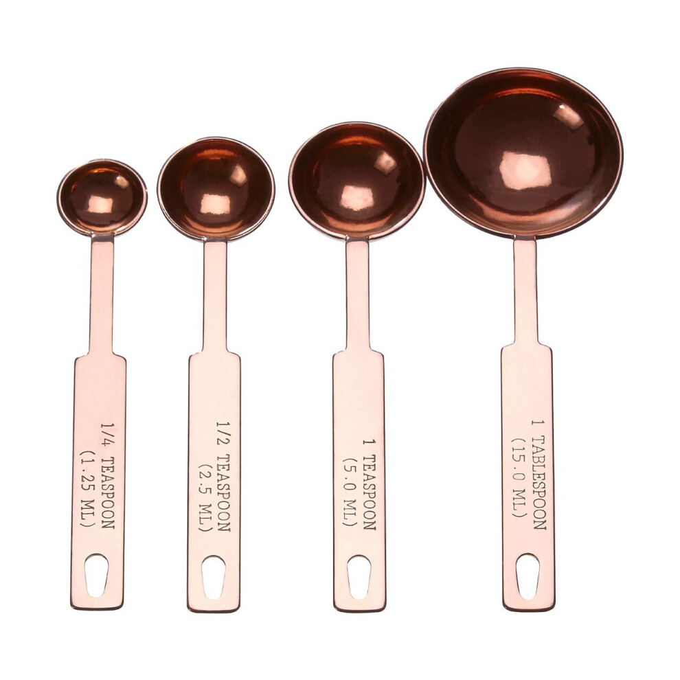 Premier Housewares Alchemist Rose Measuring Spoons Gold
