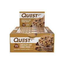 Quest Protein Bar 12X60G Chocolate Chip Cookie Dough