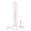 Premier Housewares Vertex Pink Finish Kitchen Roll Holder 1