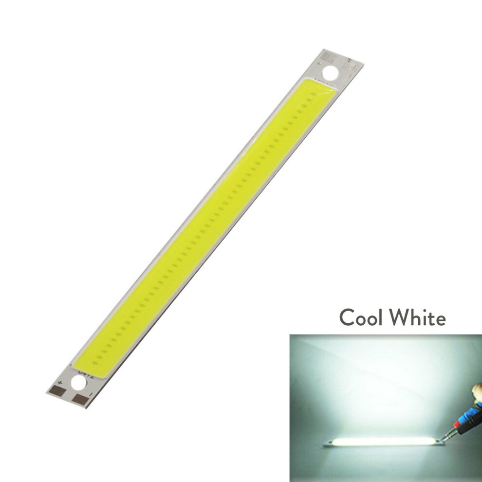 COB LED Light Source Strip Lamp DC 12V 10W Bulbs Cool White Color