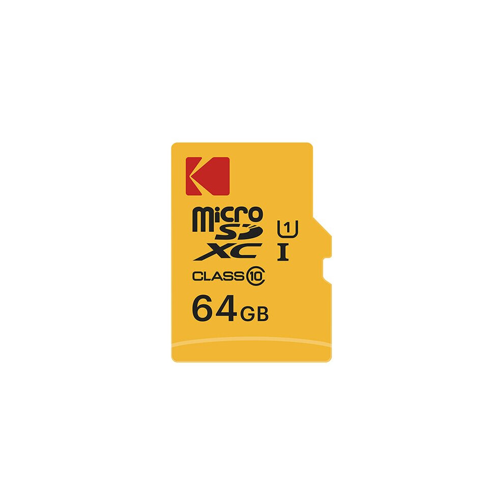 Kodak Busbi Microsd 64Gb Class10 Extra 12Mbps Write And 20 Mbps Read Speed - Ekmsdm64gxc10ck