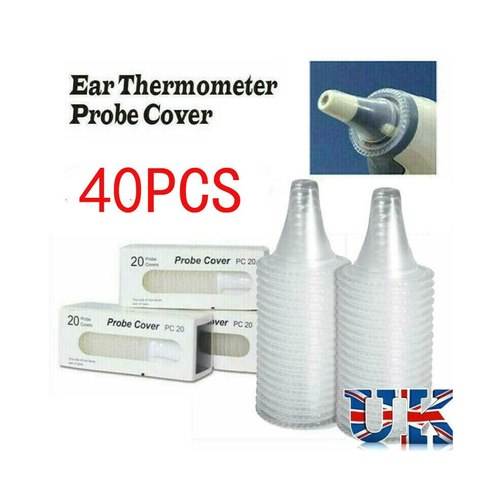 Braun Probe Covers 40 pcs Ear Thermometer Replacement Lens Filter