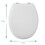 Croydex Croydex Eldon White Soft Close Toilet Seat Anti Bacterial coated 2