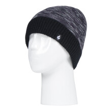 (One Size, Schwarz) Heat Holders - Heat Holders - Damen Elegant Beanie Strickmütze | Wintermütze mit Fleecefutter