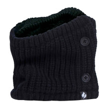 Heat Holders - Heat Holders - Damen Winter Warme Plüsch Fleece Strick Halswärmer mit Tasten