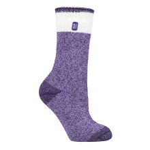 (04-Aug, Schneeglöckchen Lila) Heat Holders - Heat Holders - Damen Extra Warme Thermosocken für Winter Kuschelsocken Geschenk