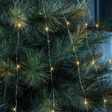 Lumineo Sparkle 2.1m Micro Bright Christmas Tree Lights 672 LEDs Warm White