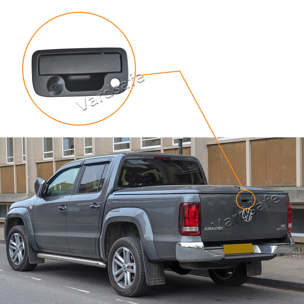 Vardsafe Tailgate Handle Reverse Backup Rear View Camera For Volkswagen Vw Amarok 781829674985