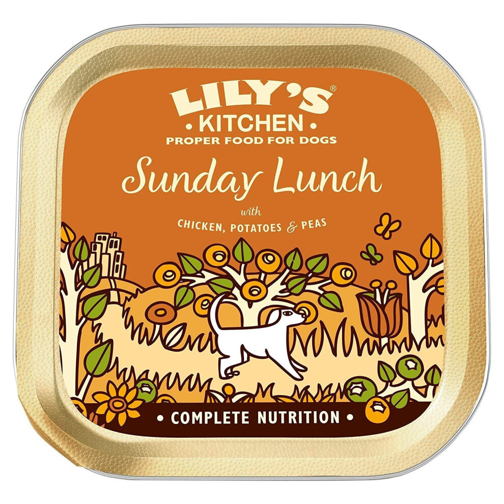 Lilys Kitchen Sunday Lunch Complete Wet Dog Food (10 Trays)