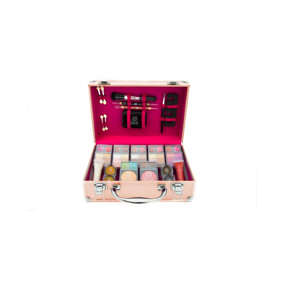 Dawn Till Dusk Make Up Vanity Case 80pc B2035201713 - Rose Gold