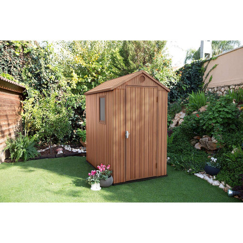 Keter Garden Storage Shed Keter Manor Outdoor Darwin 4x6 1