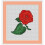 Red Rose Cross Stitch Kit - Luca S - Beginner 8cm x 9cm 1