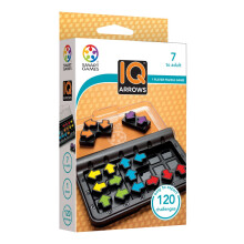 SmartGames IQ Arrows One Player Brain Teaser Puzzle Game 6 Puzzle Pieces Ages 7 Years+ - Jigsaw Puzzle