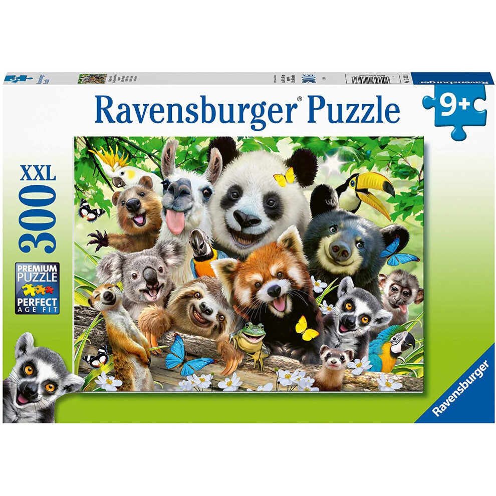 Ravensburger Wildlife Selfie Xxl 300Pc Jigsaw Puzzle Brown