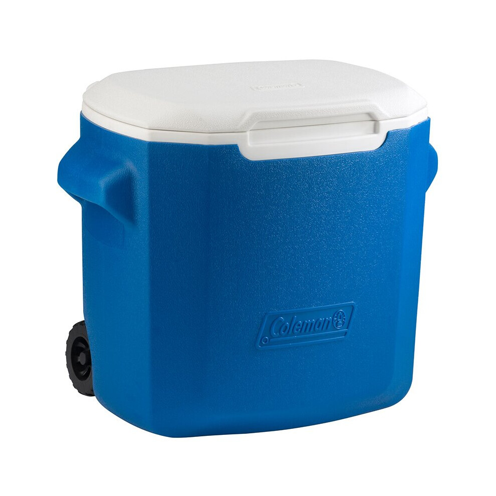 Coleman 28QT Performance Wheeled Camping Cooler Blue 26L
