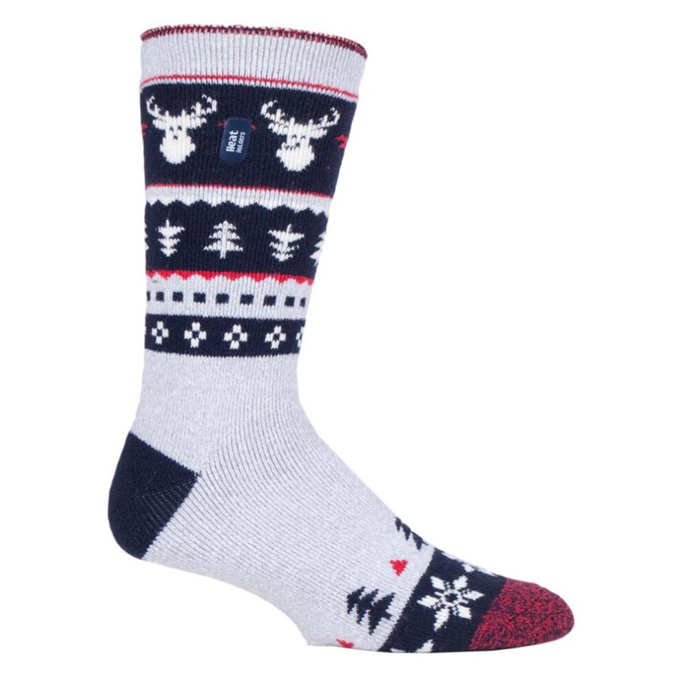 (6-11 UK, Stag) HEAT HOLDERS LITE - Mens & Ladies Novelty Thermal Christmas Socks-image-OPC-P5RYP58-NEW