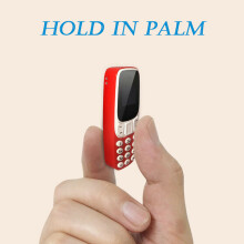 L8star BM10 Red Mini Bluetooth Mobilephone Dual SIM Low Radiation