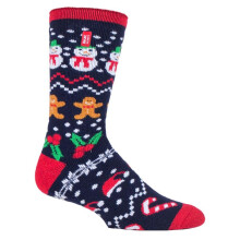 (06-Nov, Festlicher Spaß) Heat Holders - Heat Holders Lite - Herren Damen Winter Warm Thermo Weihnachtssocken Geschenk