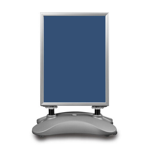 (Silver) A1 Waterbased Sign Snap Frame Double Sided Poster