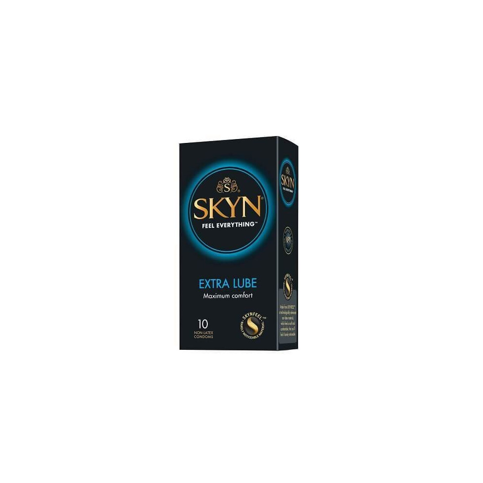 Mates Skyn Extra Lubricated Non Latex Condoms 10 Pack