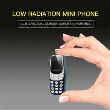 L8star BM10 Mini Blue Bluetooth Mobilephone Dual SIM Low Radiation