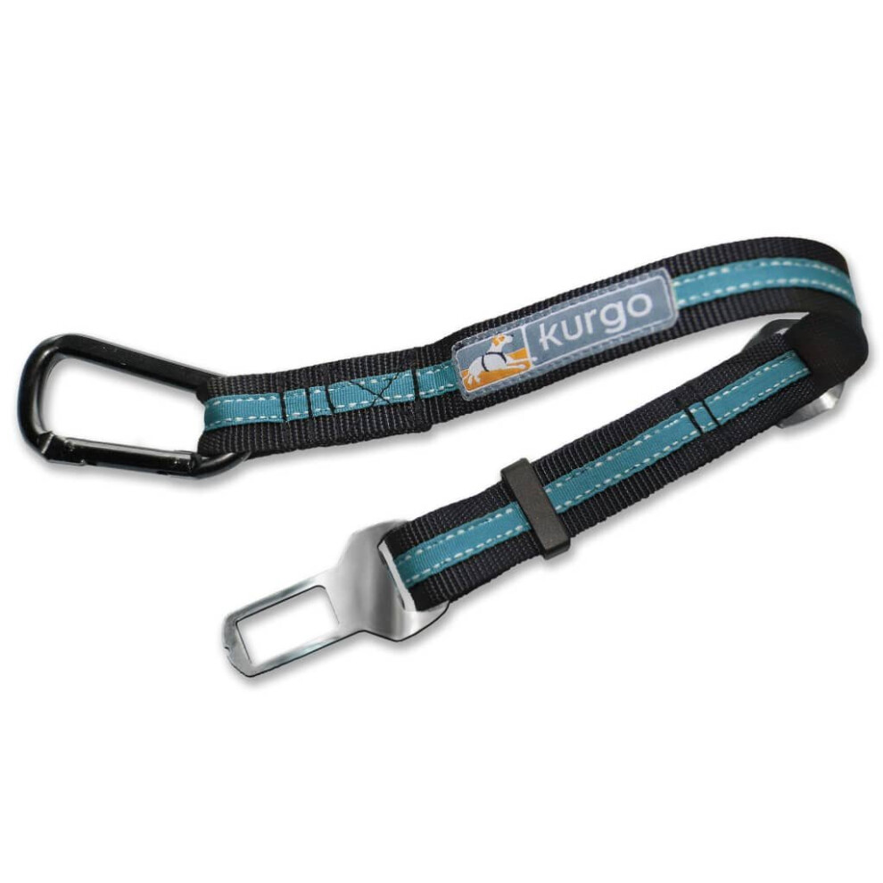 Photos - Other for Dogs VidaXL Kurgo Direct To Seat Belt Tether Blue and Black Cat Dog Car Safety Harnesses Blue K01965 