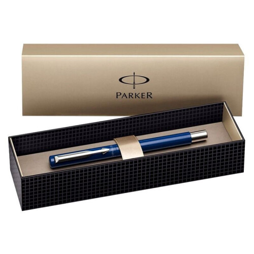 Parker Parker Vector Blue Fountain Pen Refillable With Medium Nib And Blue Ink 1