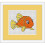 Goldfish Cross Stitch Kit - Luca S - Beginner 7.5cm x 6cm 1