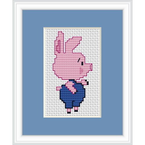Pig Counted Cross Stitch Kit Beginner