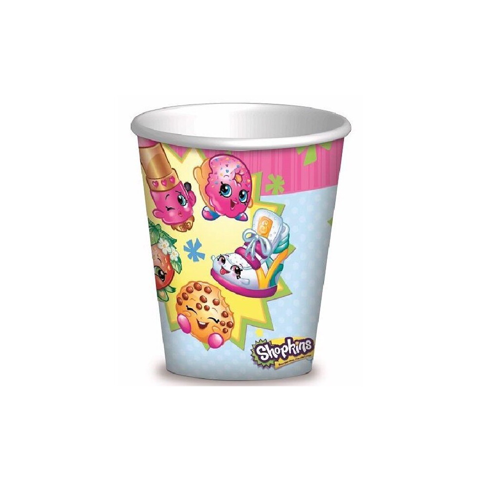 Shopkins Paper Party Cups 8Pk