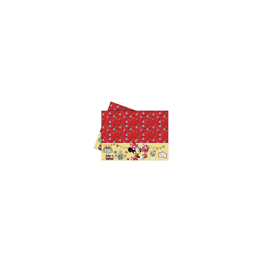 Minnie Mouse Cafe Plastic Table Cover