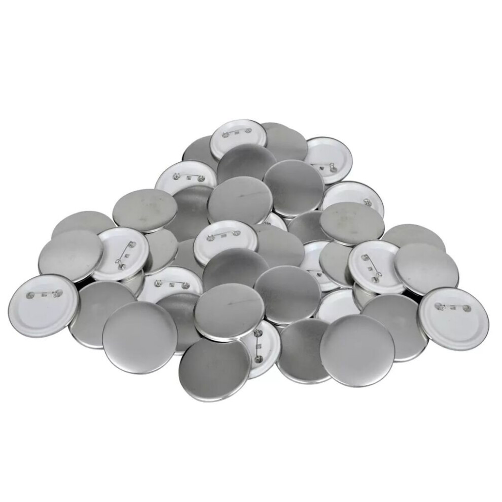 vidaXL Pinback Button Parts 500 Set 58mm Mylar Film Shell Clothing Accessories