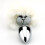 Furry Fantasy White Bunny Tail Butt Plug 5