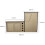 T-Mech 11 τ.μ. ανθρακί χαλί και κόλλα για βαν με κουζίνα κάμπινγκ 12