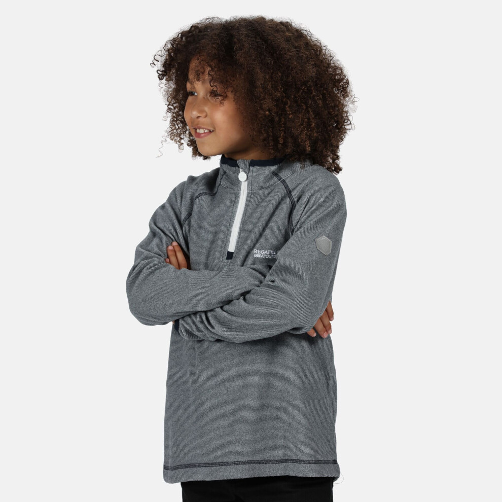 (14 years, Navy) Regatta Loco Half Zip Kids Fleece