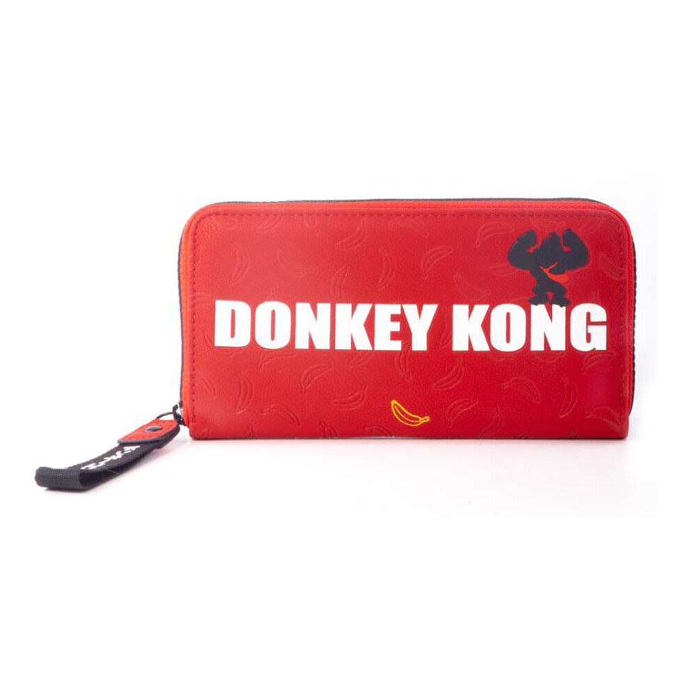 Nintendo Donkey Kong Logo Zip Around Wallet Purse