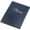 (Blue) Menu Holder Cover Restaurant Faux Leather 1