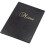 (Black) Menu Holder Cover Restaurant Faux Leather 1