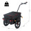 Homcom HOMCOM Foldable Bicycle Cargo Trailer With Waterproof Cover – 70L 9