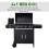Outsunny Outsunny Gas Barbecue | 4+1 BBQ Grill  With Storage & Side Table 5