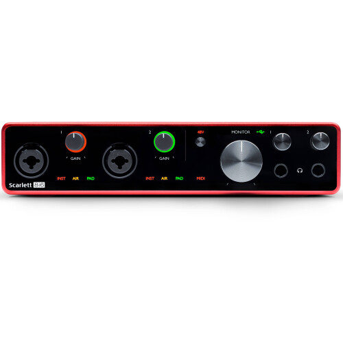 Focusrite Scarlett 8i6 8x6 USB Audio Interface (3rd Generation) 2